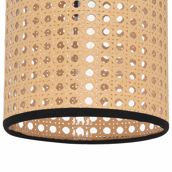Southend vägglampa i rottinglook [lux.pro]
