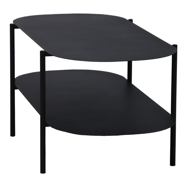 Soffbord Enebakk 112x62x40,5 cm stål svart matt [en.casa]