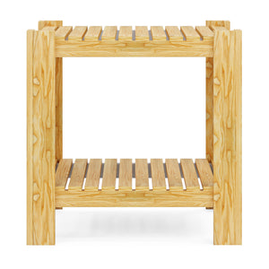 Soffbord Malax 54x54x45 cm furu [en.casa] 