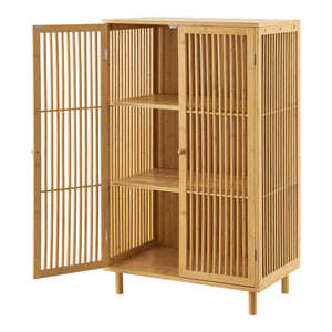 Grong sidoskåp i bambu [en.casa]