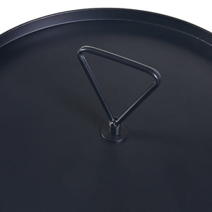 Sidobord Odal metall svart [en.casa]