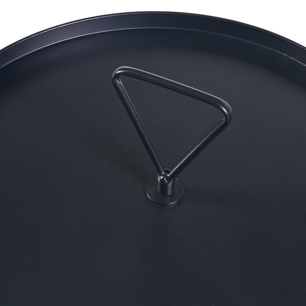 Sidobord Odal metall svart [en.casa]