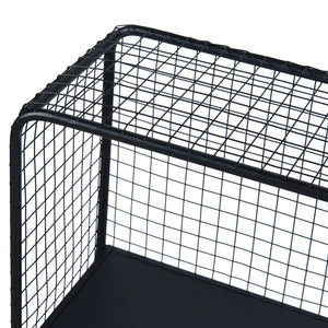 Stående hylla Volda metall 90x50x19 cm [en.casa]