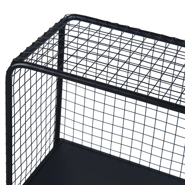 Stående hylla Volda metall 90x50x19 cm [en.casa]