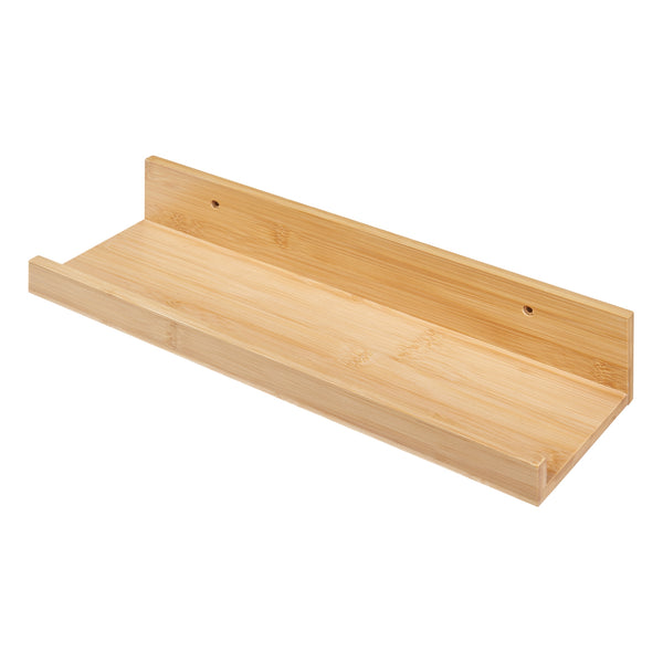 Vägghylla set Gildeskål set om 3 40x13x7cm bambu [en.casa]