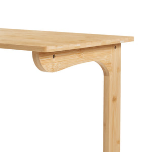 Laptopbord Hægebostad 65x60x40 cm bambu [en.casa]