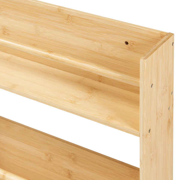 Vägghylla Hareid 80x60x12cm bambu [en.casa]