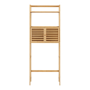 Badrumsställ Haugesund 158x60x26 cm Bambus [en.casa]