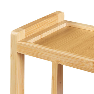Badrumshylla Höör 42x37x17 cm bambu [en.casa]