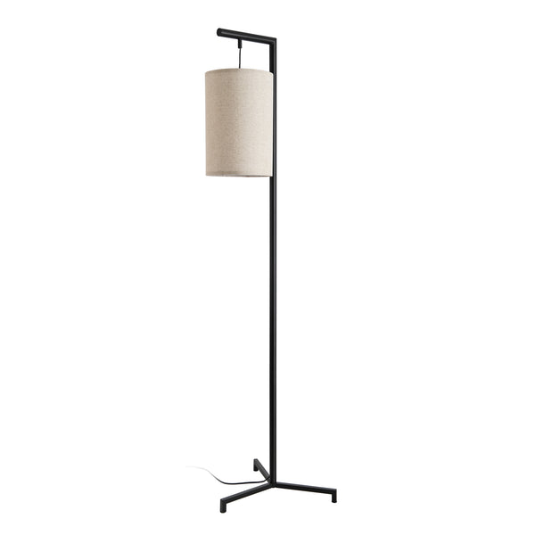 Golvlampa Skaun Ø18x154 cm textil beige [lux.pro] 