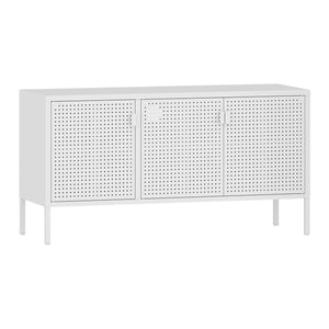 TV-bänk Castelli 114 x 40 x 60 cm stål [en.casa]