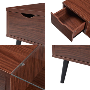 Soffbord Markaryd i valnötsutseende [en.casa]