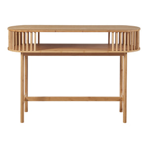 Avlastningsbord Pomarkku 120x39x85 cm bambu [en.casa]