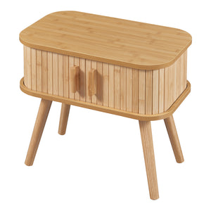 Sidobord Nordkapp 48x30x45 cm bambu [en.casa] 