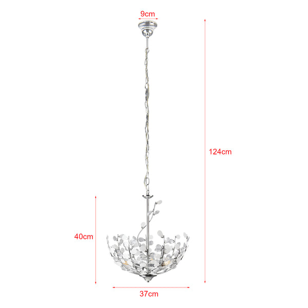 Taklampa Ampthill 3xE14 Kromfärgad [lux.pro]