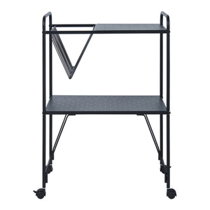 Serveringsvagn Austrheim 73x50x33cm svart [en.casa]