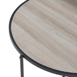 Sidobord Fyresdal 68x62 cm metall [en.casa] 