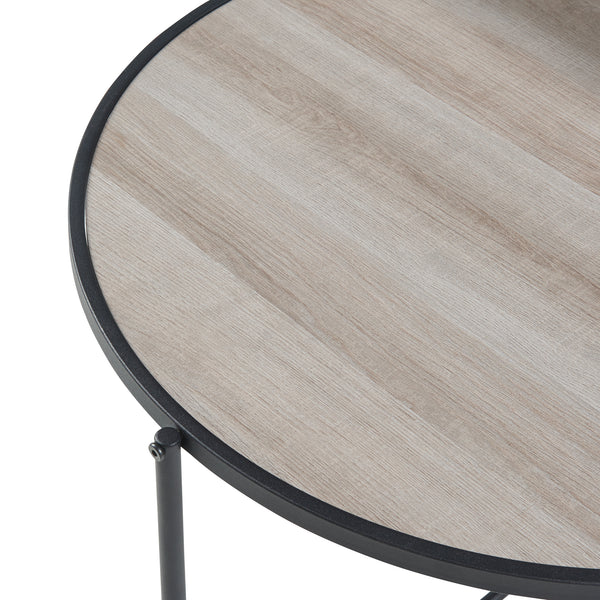 Sidobord Fyresdal 68x62 cm metall [en.casa] 