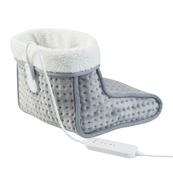 Elektrisk fotvärmare Bari 100W grå [en.casa]