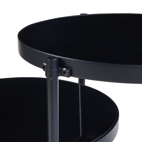 Sidobord Mölndal 70x58x37 cm metall [en.casa]