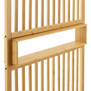 Rumsavdelare Fron 197x75,5x40 cm Bambus [en.casa]