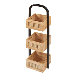 Badrumshylla Tervola 73x23x18,5 cm bambu [en.casa] 
