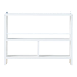 Väggmonterad hylla Piteå 60x10,5x45cm Vit [en.casa]