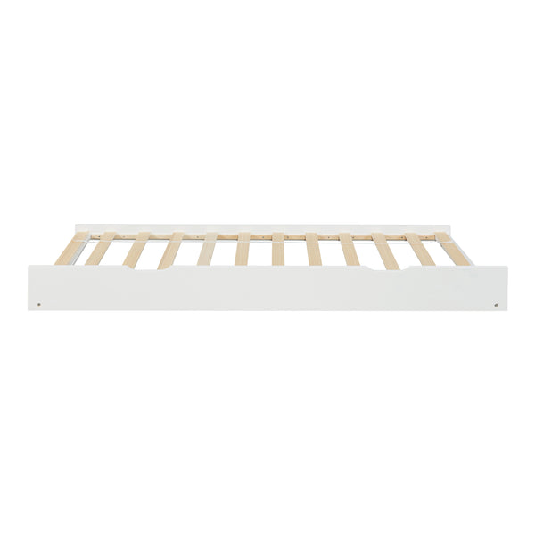 Utdragssäng Ydre 197x94x22 cm Vit [en.casa]