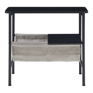Sidobord Samnanger 60x28x53cm Svart [en.casa]