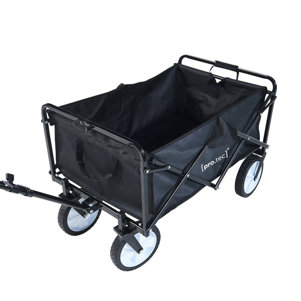 Bollerwagen Stenlille 84x55 cm max. 80kg Svart [pro.tec]