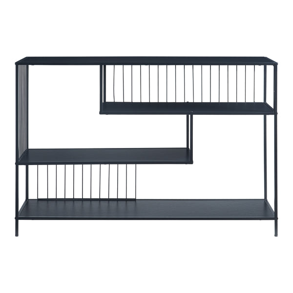 Konsolbord Oxelösund 120x33x80 cm Svart [en.casa]