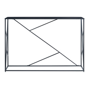 Konsolbord Rättvik 120x30x80 cm Svart [en.casa]