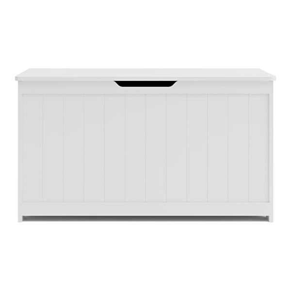 Leksakslåda Podek förvaringslåda 80x40x44,5 cm vit [en.casa]