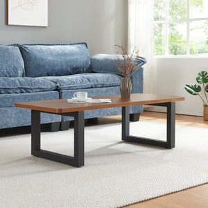 Bordställ 2-pack Lunderskov 35x50cm Svart [en.casa]