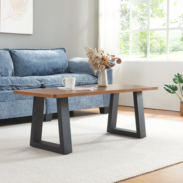 Bordställ 2-pack Marstal 42x40cm Svart [en.casa]
