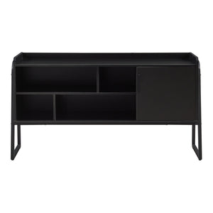 TV-bänk Storfjord 120x34x63 cm Svart [en.casa]