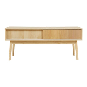 Tv-bänk Landskrona 115x40x48 cm ekfärg [en.casa] 
