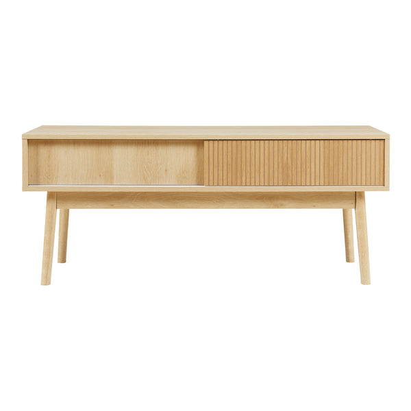 Tv-bänk Landskrona 115x40x48 cm ekfärg [en.casa] 