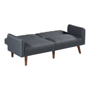 Sovsoffa Malå med liggfunktion 175x70x72 cm Grå [en.casa]