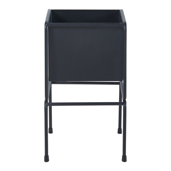 Växtställ Sveio 2-pack Metall Svart [en.casa]