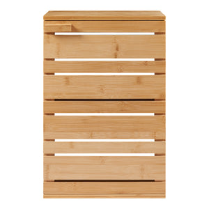 Väggskåp Epind 50x33x20 cm Bambus Natur [en.casa]