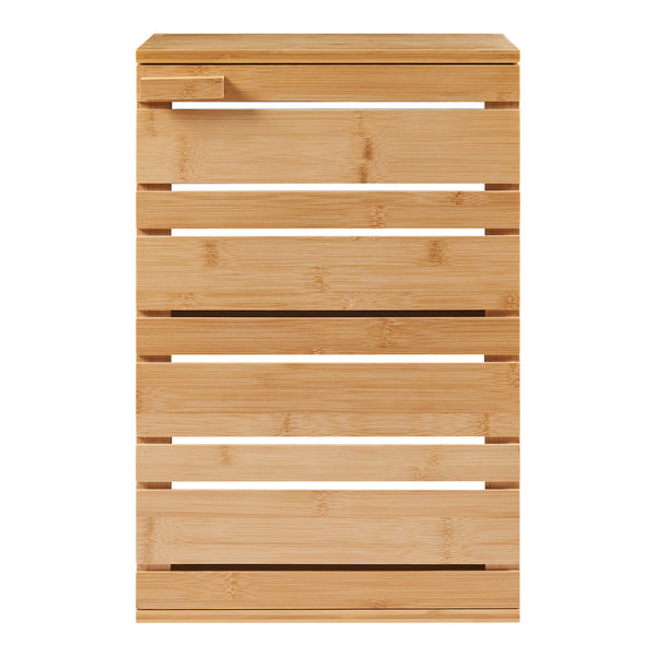 Väggskåp Epind 50x33x20 cm Bambus Natur [en.casa]