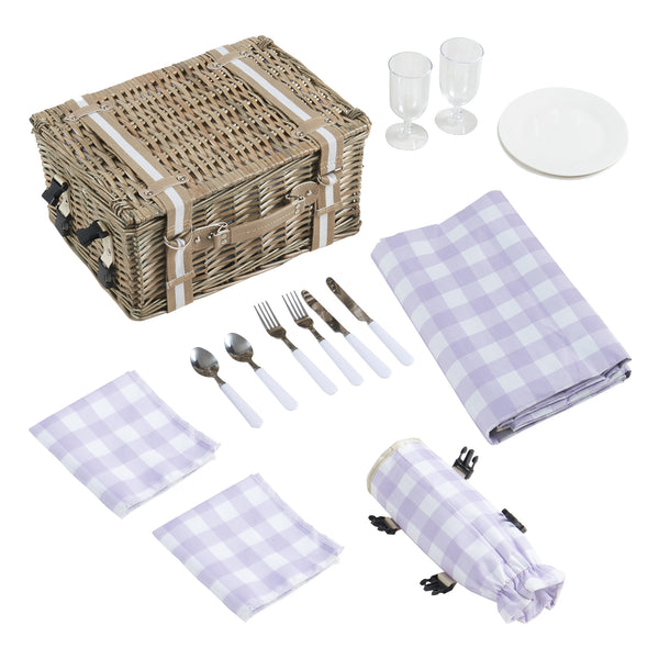 Picknickkorg Bisceglie för 2 personer Komplettset [casa.pro]