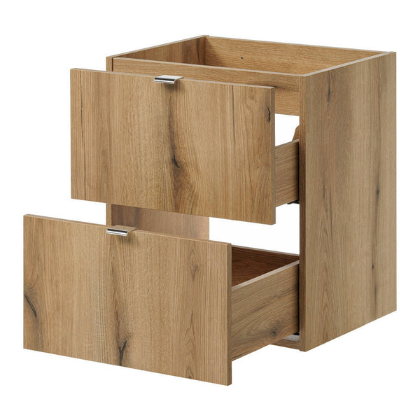 Tvättställ Skelbolu 50x57x39 cm LED-spegel Eklook [en.casa]