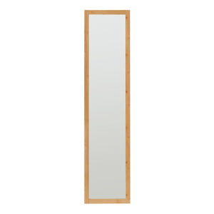 Spegelhylla As 170x40x35 cm Bambus [en.casa]