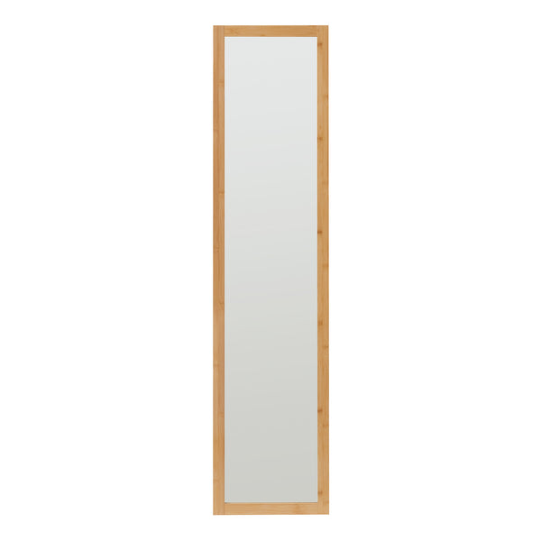 Spegelhylla As 170x40x35 cm Bambus [en.casa]