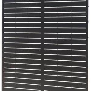 Inomhusavskiljare Trolu Stål 200x100x50 cm Svart [casa.pro]