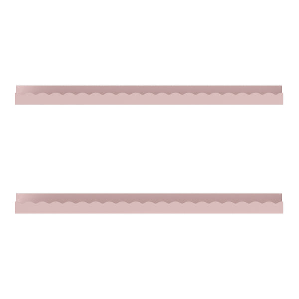 Barnväggshylla 2-pack Vestnes 60x10x5 cm Cotton Candy [en.casa]