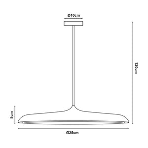 Taklampa Oupilu med integrerade LED-lampor Metall 120x25x25 cm Svart/Vit [lux.pro]