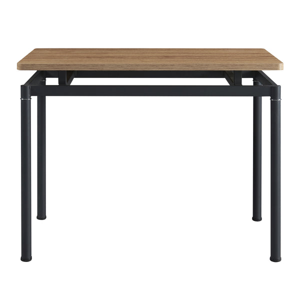 Matgrupp Hemnes 5-delar Eklook/Ljusbrun [en.casa]